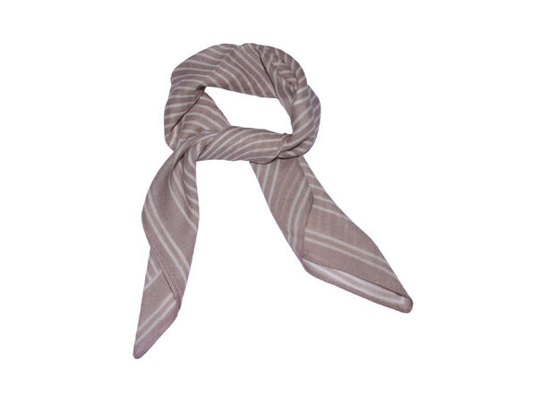 Skjerf mønstret Ull 70x70 beige 