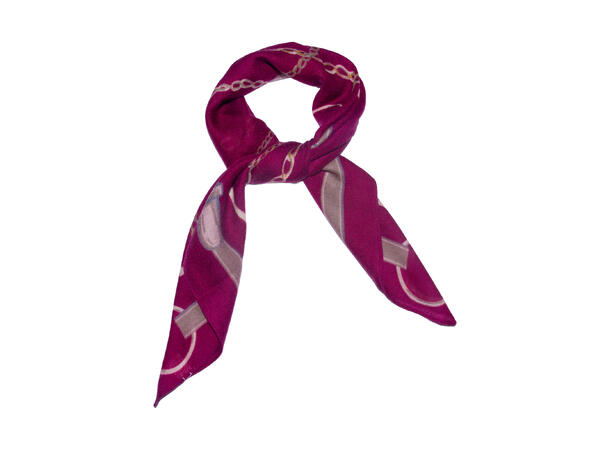 Skjerf seletøy Ull 70x70 bordeaux 