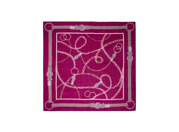 Skjerf seletøy Ull 70x70 bordeaux 