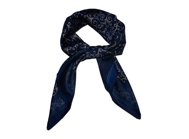 Skjerf wienermønster 70x70cm navy* 