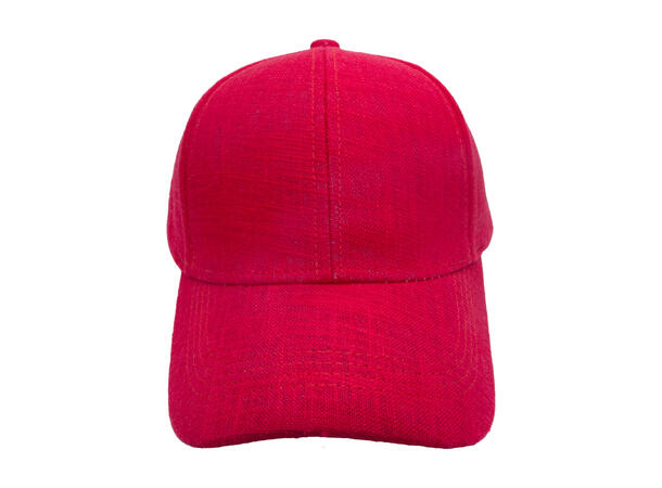 Caps "summer" lin rød SS27 