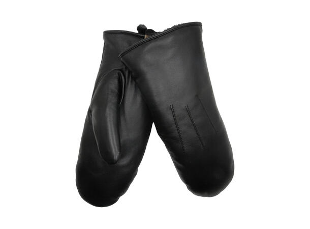 Dame vott skinn sort Høst26 