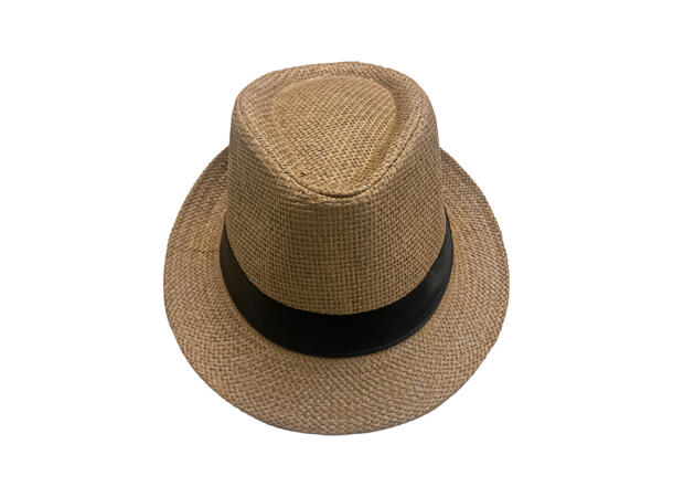 Hatt Herre "Summer" Ensfarget beige SS26 