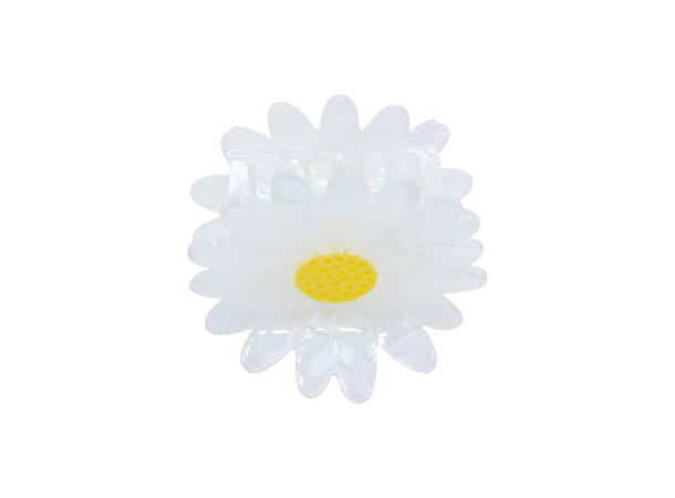 Hårklype margerita hvit 