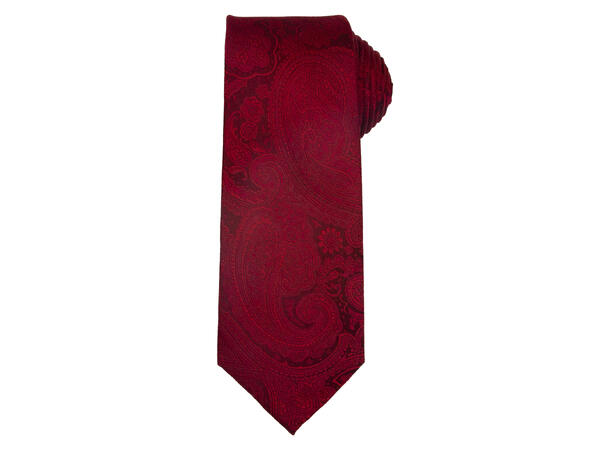 Santi slips 7,5cm paisley rød 