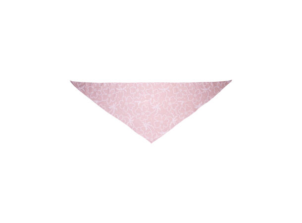 Skjerf bomull sommerlig 45x120 rosa 