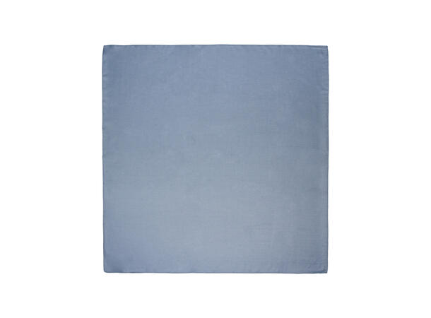 Skjerf ensfarget 90x90cm lys blå 