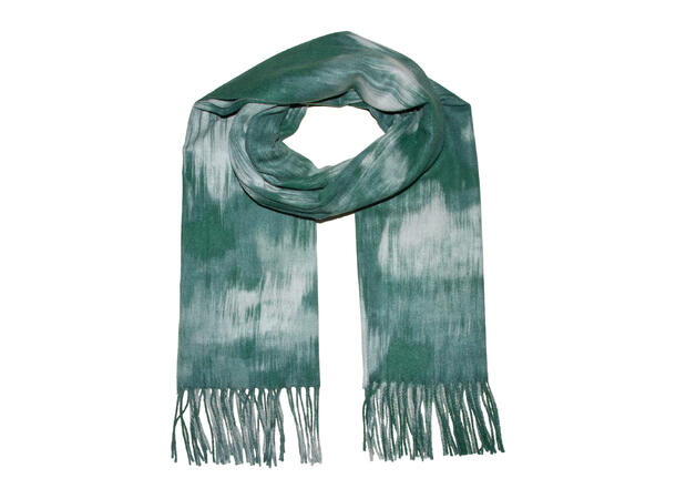 Skjerf løpende mønster 70x180 grønn Høst26 