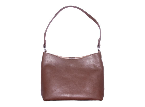Veske klassisk 27x20x10cm brun 