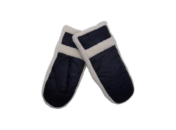 Vott m/teddy kant sort Høst26 