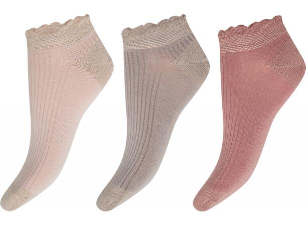 DECOY 3-pack sneaker sock bamb Multicolor 37-41 - SS27 