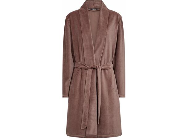 DECOY short velour robe Rose S - AW26 