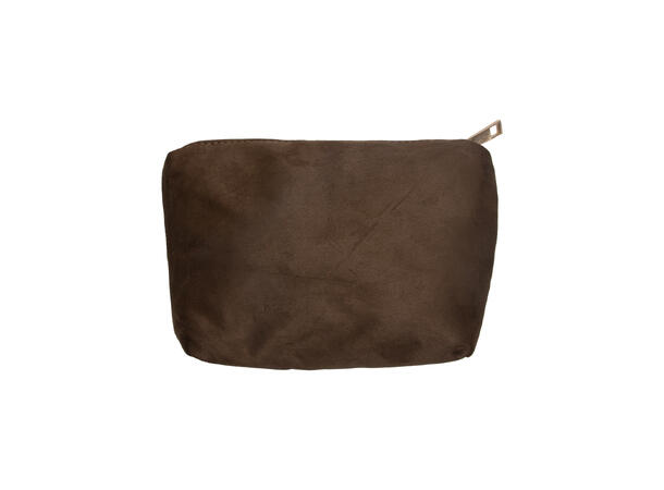 Håndveske "flettet" velvet brun 