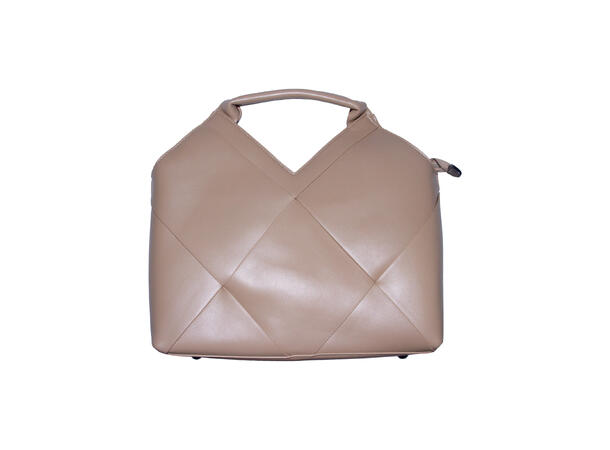 Håndveske "storflettet" beige 