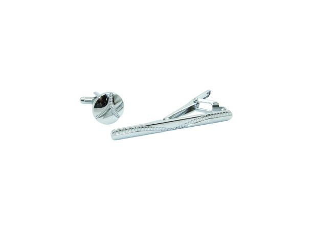 Mansjettknapper & slipsnål, sett i eske 