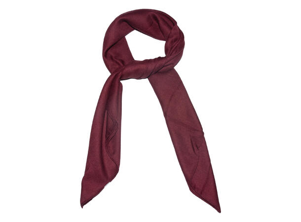 Skjerf ensfarget 90x90cm plumme 