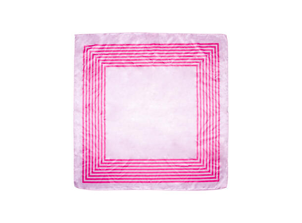 Skjerf klassisk 70x70 rosa 