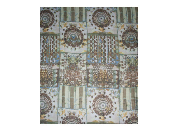 Skjerf mønstret 90x180 brun 
