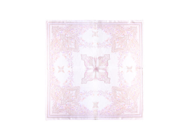 Skjerf paisley SILKE 70x70 beige 