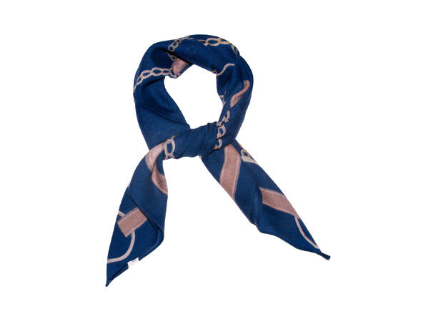 Skjerf seletøy Ull 70x70 navy 