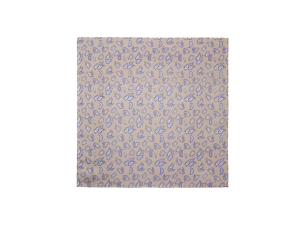 Sløyfe m/lommetørkle paisley beige 