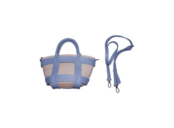 Veske "Summer" liten m/stropper lys blå SS27 