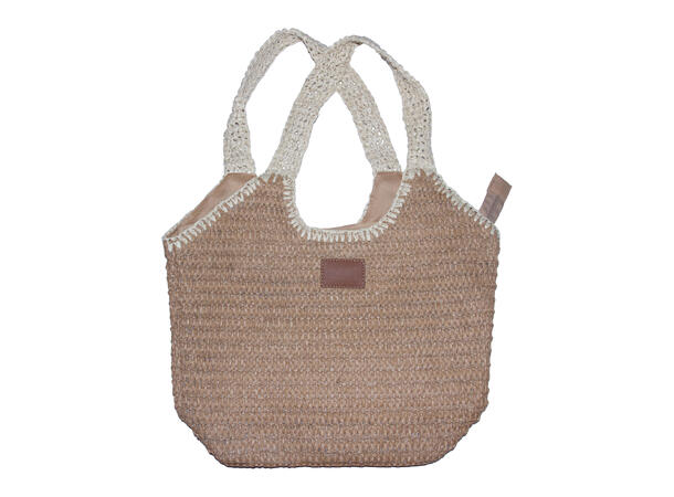 Veske "Summer" stor 2-farget 40x40x14cm khaki SS27 