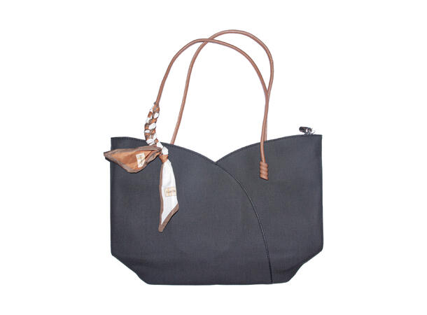 Veske klassisk 30x30x10cm sort 
