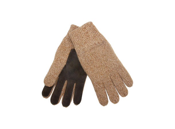 Herre vante Thinsulate beige m/brun Høst26 