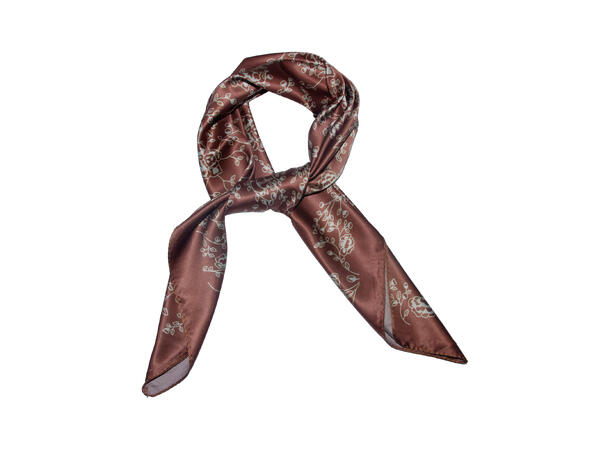 Skjerf m/grener 70x70 rust 