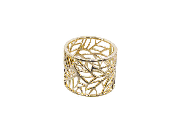 Skjerf ring liggende kobber gull* 