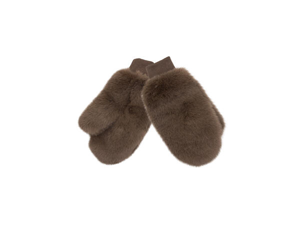 Vott fake fur natur Høst26 