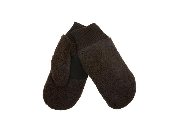 Vott teddy look brun Høst26 