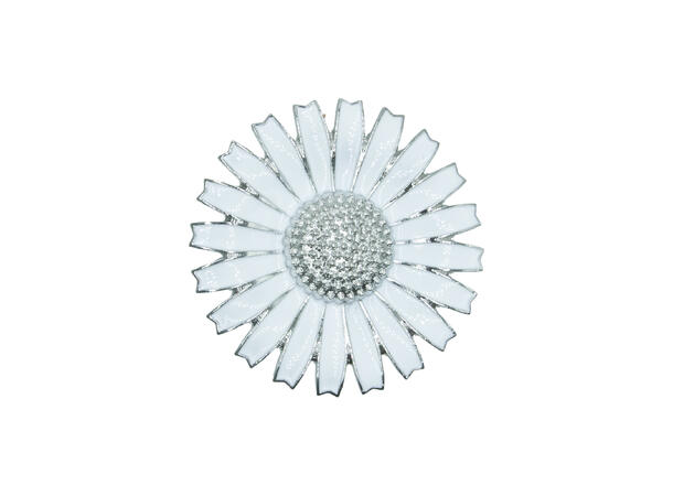 Brosje marguerite sølv 