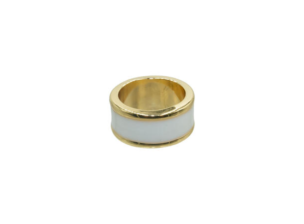 Skjerf ring "rund m/farge" sølv 