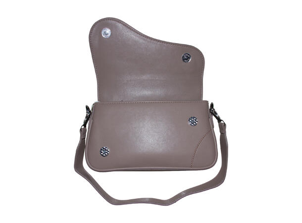 Veske liten 25x12x6cm taupe 