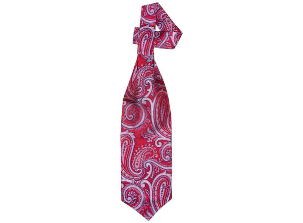 Ascots paisley rød* 