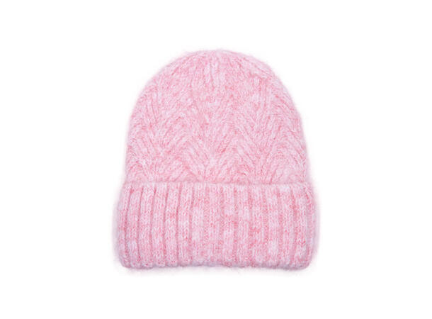 Dame lue m/struktur rosa Høst26 