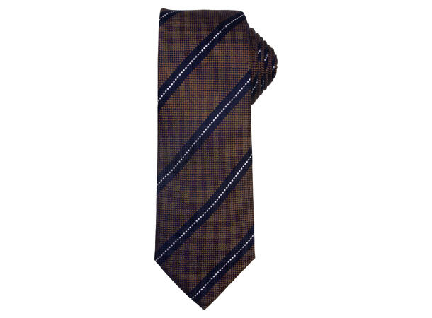 Santi Slips 7,5cm stripet brun 