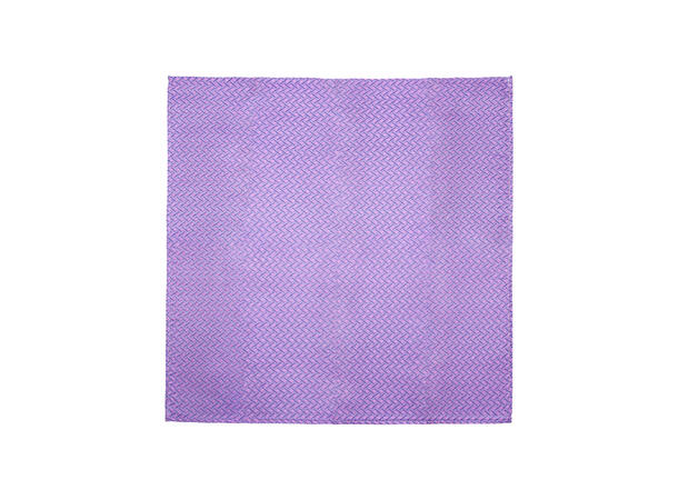 Santi silkeslips+lommetørkle mønstret sett hengende rosa 