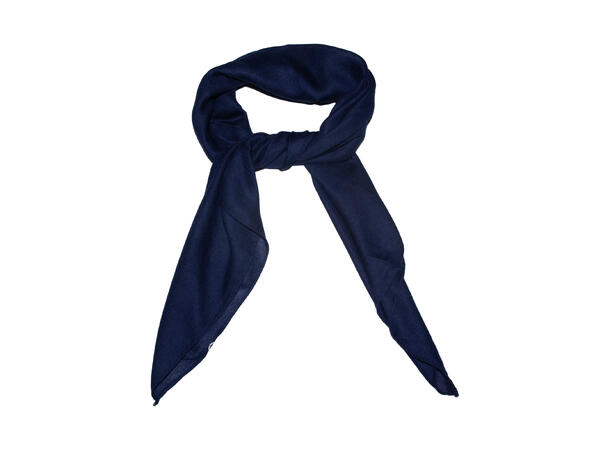 Skjerf ensfarget 90x90cm navy 