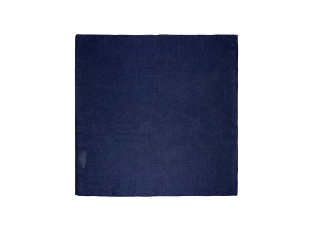 Skjerf ensfarget 90x90cm navy 