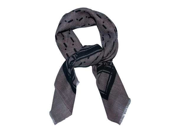 Skjerf klassisk 85x85 grå Høst26 