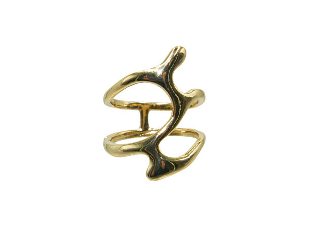 Skjerf ring gull 