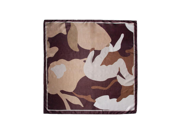 Skjerf svømmende 70x70cm beige 
