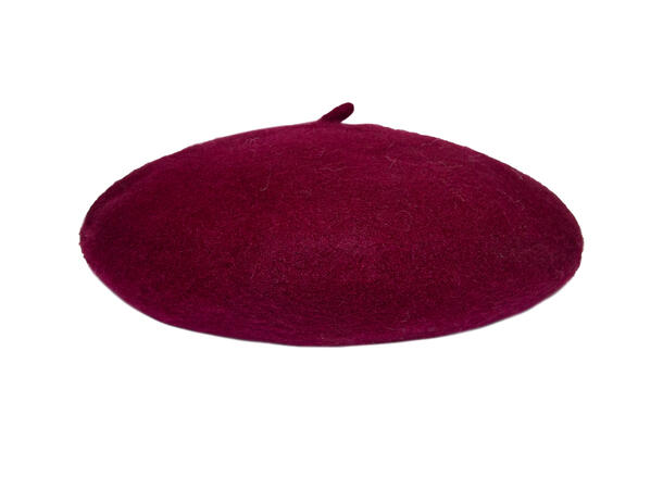 Dame alpe lue i ull   burgunder Høst 