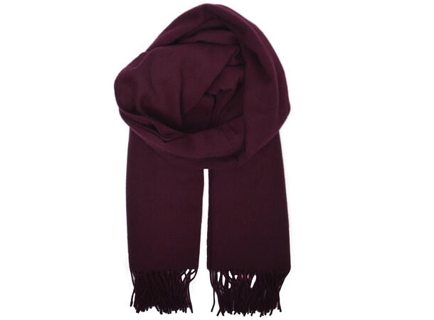 Dame skjerf ensf. ull  plumme 65x180* Høst 