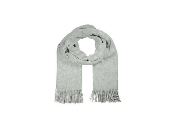 Dame skjerf ensf. ull  grå 65x180 Høst 