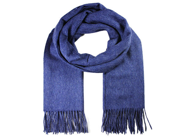 Dame skjerf ensf.ull jeans blå  65x180 Høst 