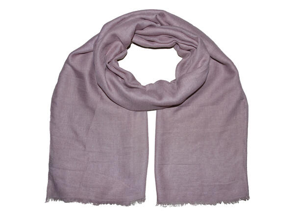 Skjerf ensfarget 90x180 dusty rosa 